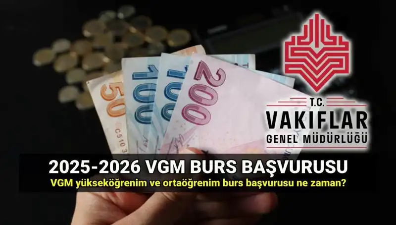 Vakıflar Genel Müdürlüğü 2025 Burs Başvuru Tarihleri ve Ücretleri Açıklandı