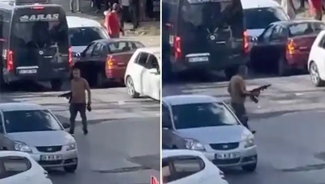 Başakşehir'de Pompalı Tüfekle Yolu Kapatıp Korku Saçtı!