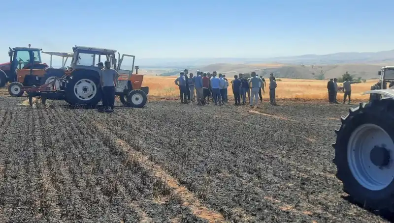 Yozgat'ta 100 Dönüm Ekili Alan Yangında Kül Oldu: Çiftçiler Ne Yapacak?