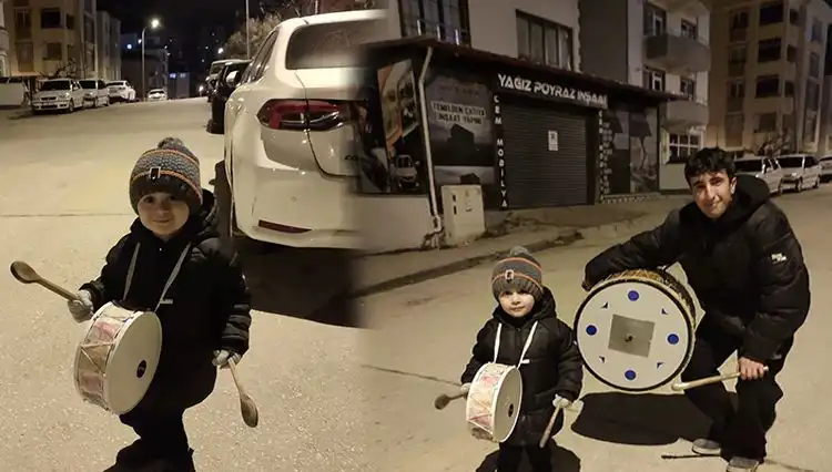 Türkiye'nin En Küçük Ramazan Davulcusu, Gelenekleri Geleceğe Taşıyor