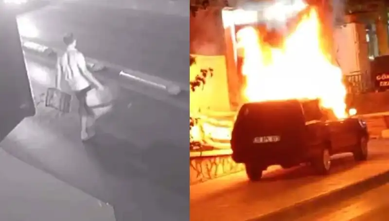 Boşanma Davası Sebebiyle Eşinin Aracını Yakan Adam Yakalandı