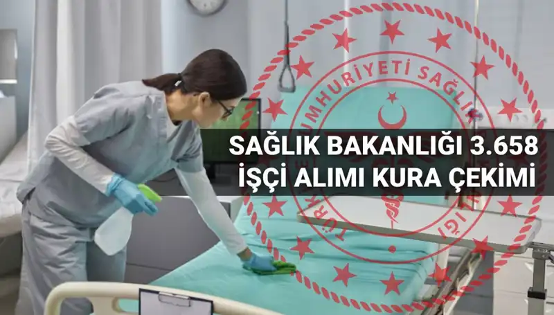 Sağlık Bakanlığı 2025 İçin 3.658 İşçi Alımı Kura Takvimi Açıklandı